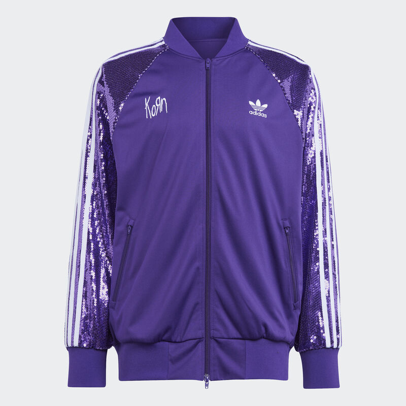 Korn x Adidas Purple Sequin Track Jacket